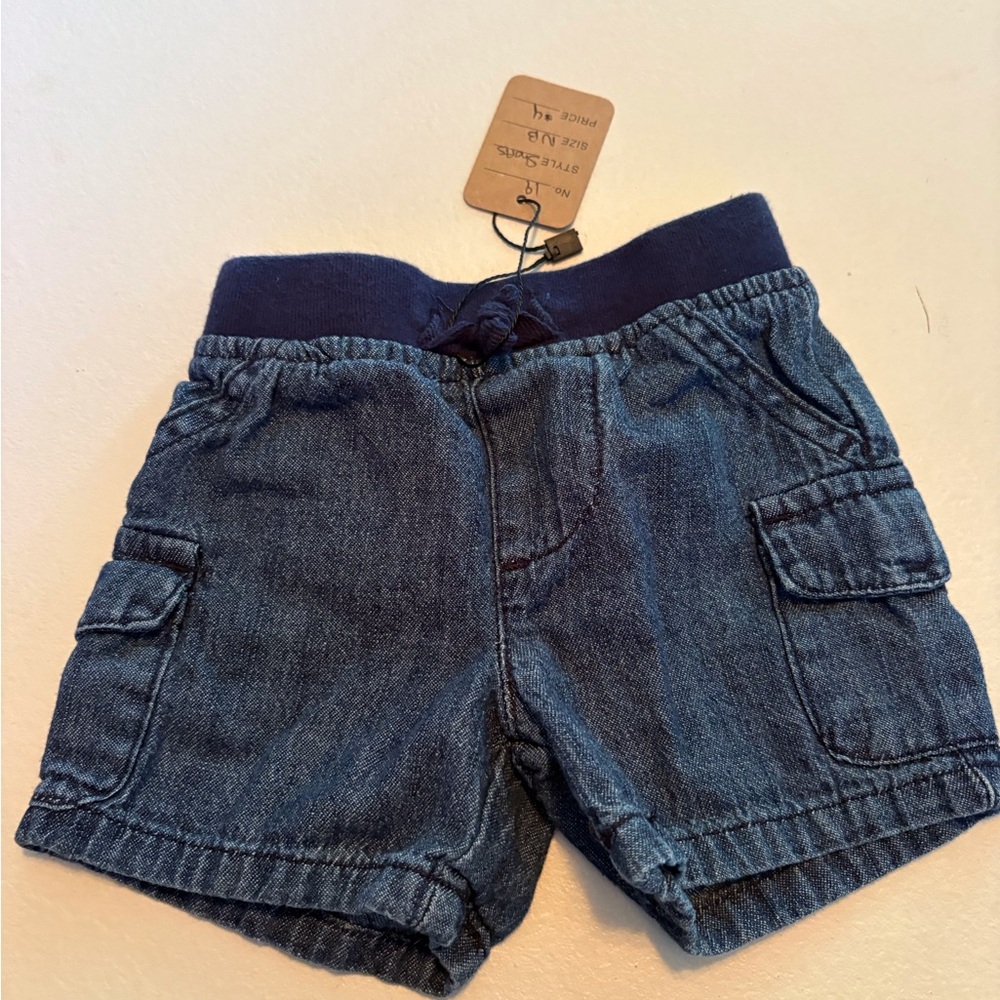 Circo Blue Cargo Shorts Elastic Waist